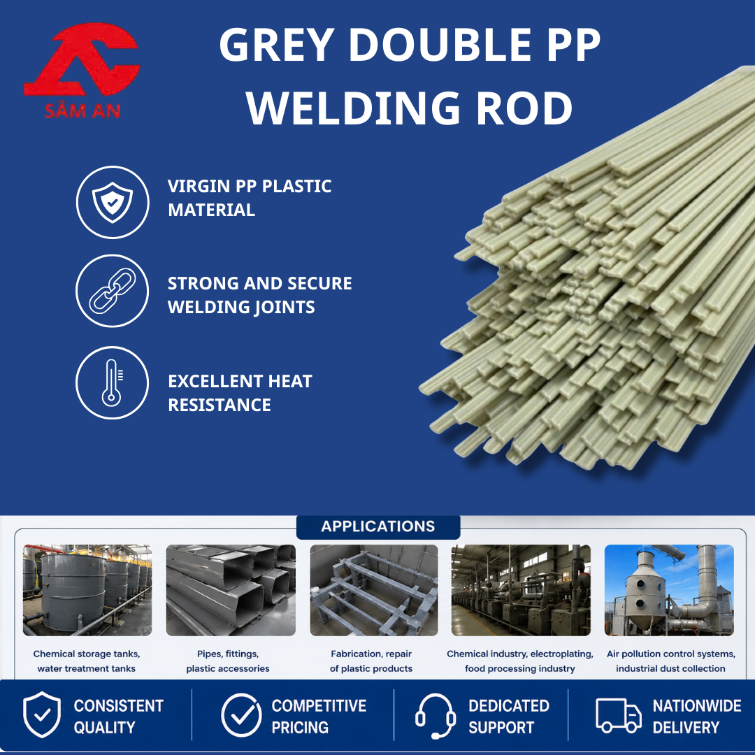 Grey Double PP Welding Rod